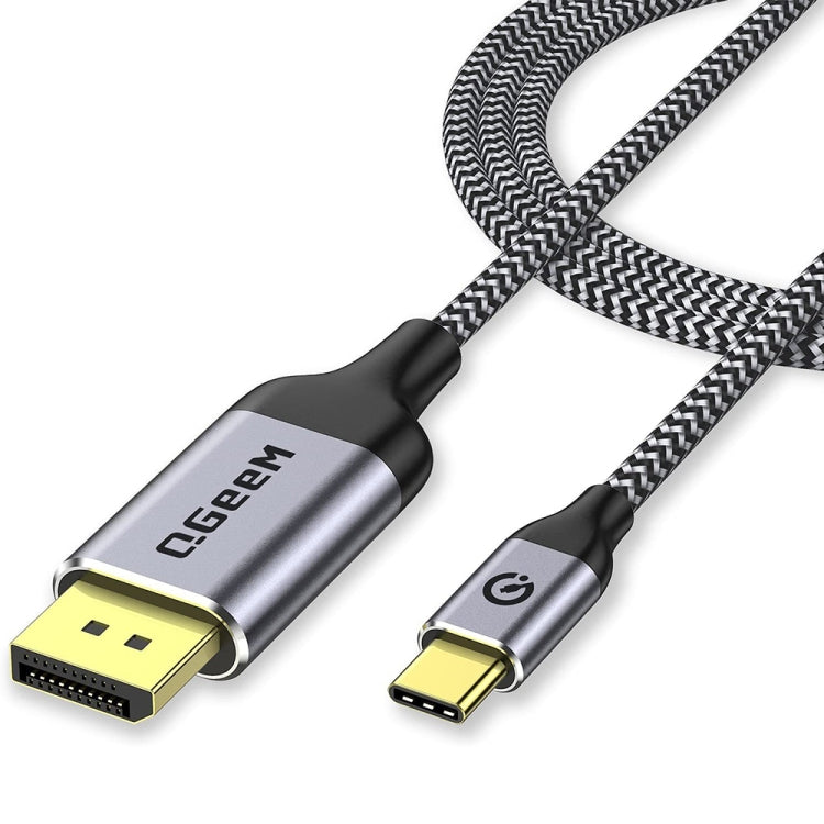 Lisslune | QGeeM QG-UA13 Type-C to DP 4K 60Hz nylon braided adapter cable, length: 3m