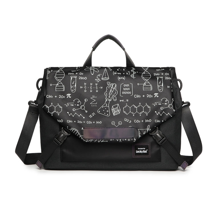 Lisslune | LUCKYBAT Laptop Bag Airbag Anti-Drift Shoulder Bag, Size: S 13.3-16 inches (Black Equation)