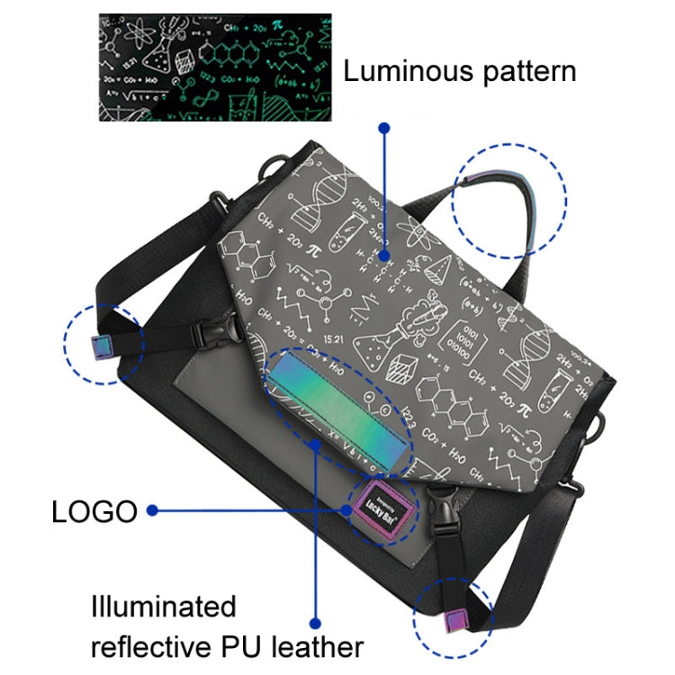 Lisslune | LUCKYBAT Laptop Bag Airbag Anti-Fall Shoulder Bag, Size: S 13.3-16 Inch (Turmeric White)