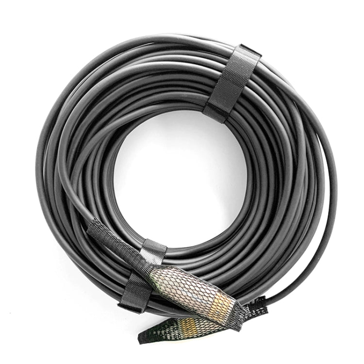 Lisslune | 2.0 Version HDMI Fiber Optic Cable 4K Ultra High Clear Cable Monitor Connection Cable, Length: 35m (White)