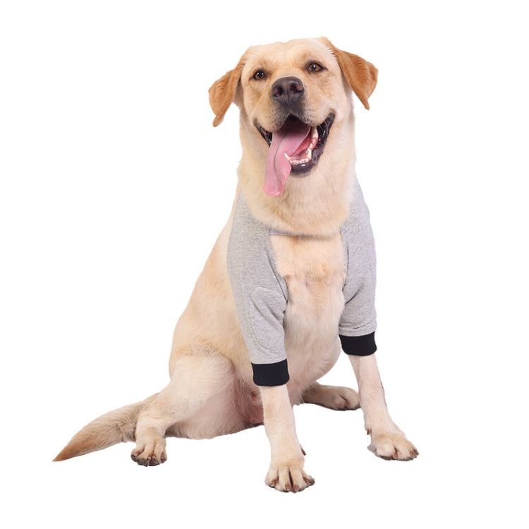 Hair protection pad Stunning dog elbow support foreleg support, size: L (Gray Black)