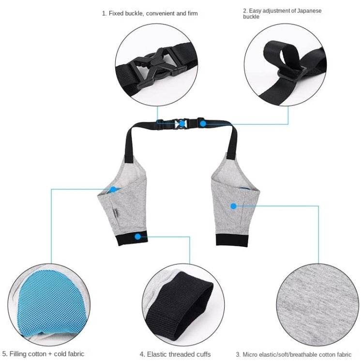 Pet Care Knee Pads Breathable Dog Elbow Support Front Leg Support, Size: XXL (Blue Red)