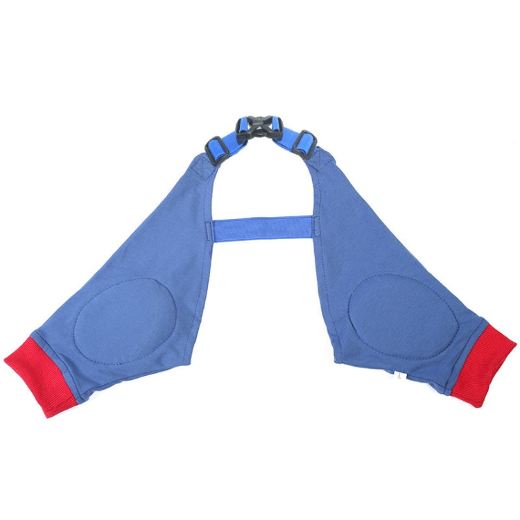 Pet Care Knee Pads Breathable Dog Elbow Support Front Leg Support, Size: XXL (Blue Red)