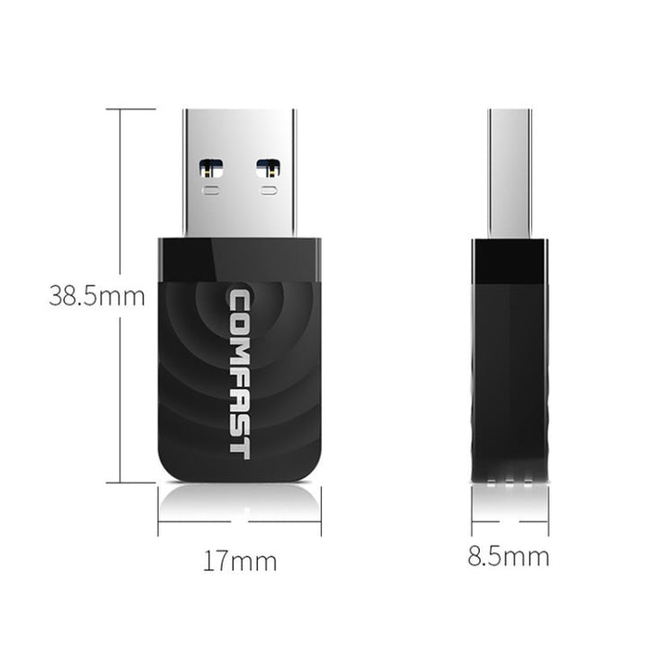 Lisslune | Driver-free USB Wireless Gigabit Network Card WIFI Transmitter Receiver