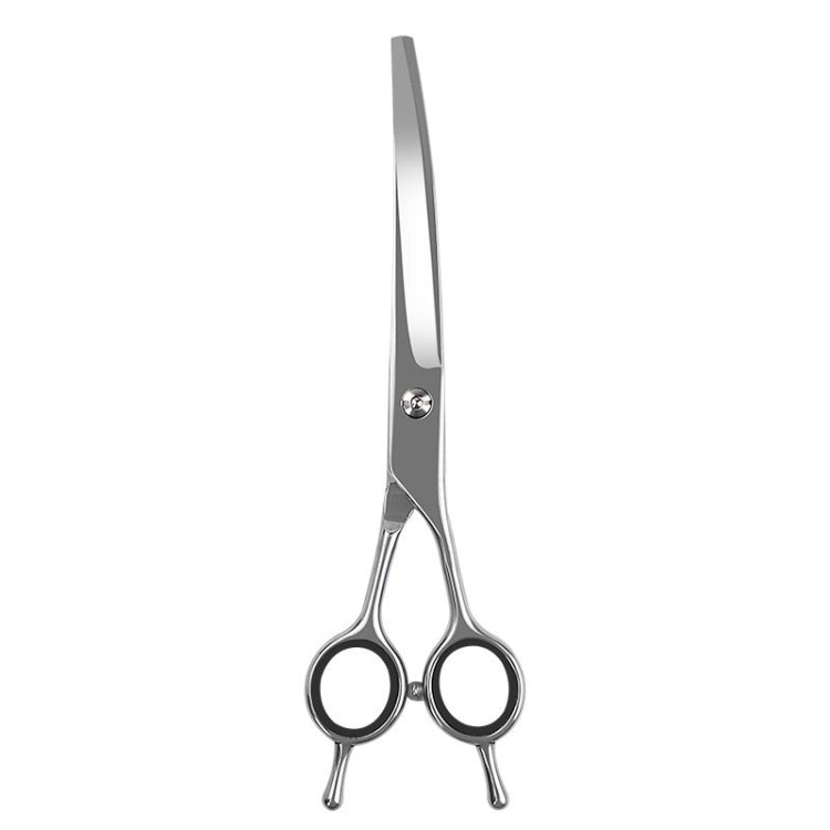 Pet Grooming Scissors Dog Cat Hair Trimming Tools, Style: 7.0 Inch Curved Scissors
