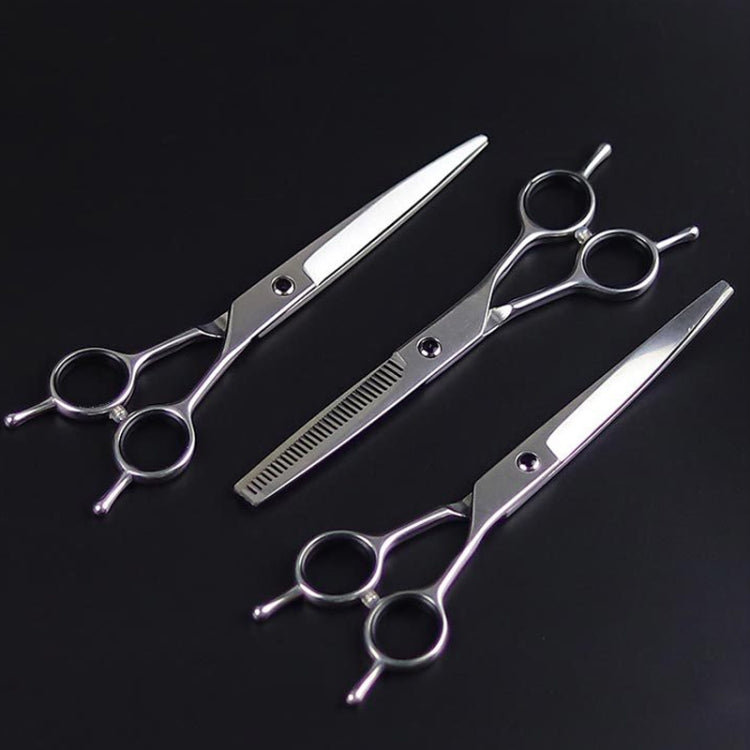Pet Grooming Scissors Dog Cat Hair Trimming Tools, Style: 7.0 Inch Curved Scissors