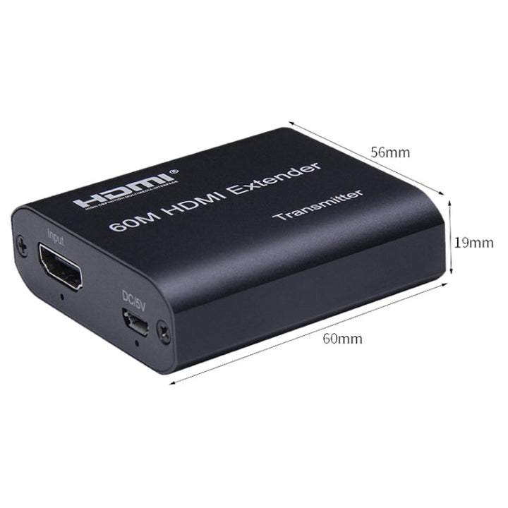 Lisslune | BW-HE60U HDMI Extender 60m RJ45 to HDMI Network Cable Transmission