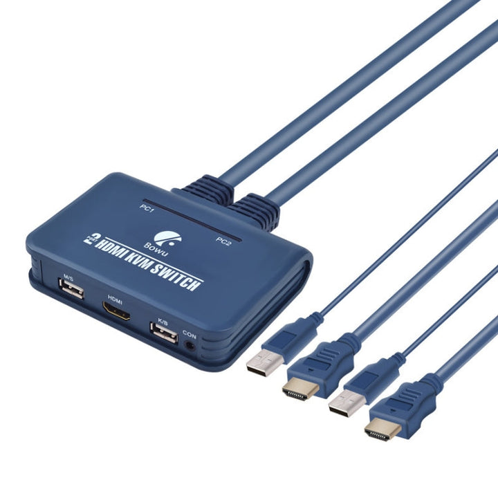 Lisslune | BW-21UHB 2 Port 2 In 1 Out HDMI KVM Switch