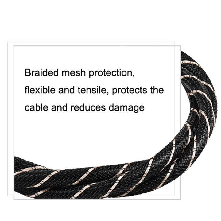 Lisslune | EMK HB/A6.0 SPDIF-Interface Digital High-Definition Audio Fiber Optic Cable, Length: 15m (Black White Network)