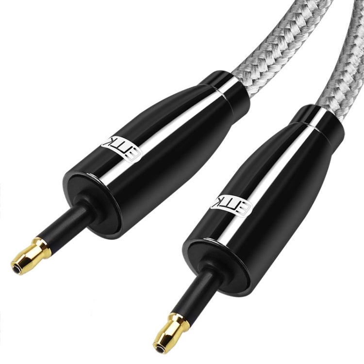 Lisslune | EMK QH4.0 Mini Toslink 3.5mm Interface SPDIF Audio Fiber Optical, Length: 15m (Black)