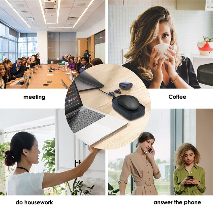 Lisslune | H26 Automatic Motion Virtual Mouse to Prevent Computer Lock Screen (Black)