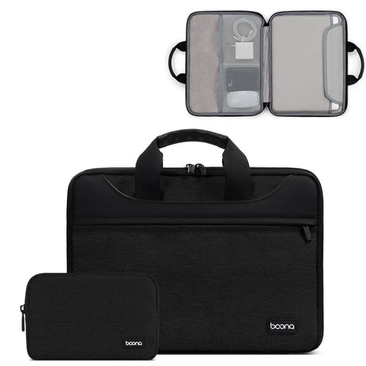 Lisslune | Baona BN-I003 Oxford Fabric Fully Open Portable Waterproof Laptop Bag, Size: 14/15/15.6 inches (Black+Power Bag)