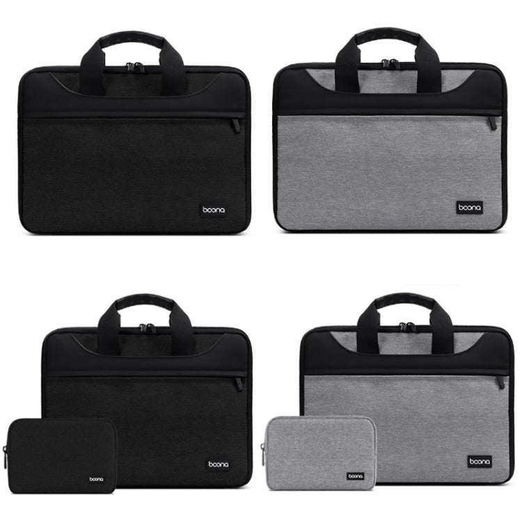 Lisslune | Baona BN-I003 Oxford Fabric Fully Open Portable Waterproof Laptop Bag, Size: 14/15/15.6 Inch (Gray + Power Bag)