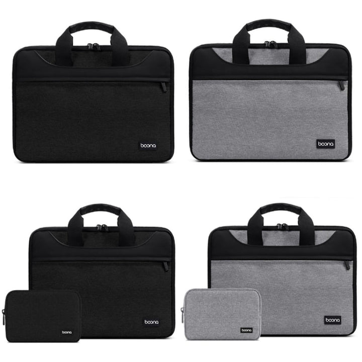 Lisslune | Baona BN-I003 Oxford Fabric Fully Open Portable Waterproof Laptop Bag, Size: 14/15/15.6 Inch (Gray + Power Bag)
