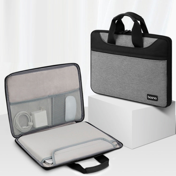 Lisslune | Baona BN-I003 Oxford Fabric Fully Open Portable Waterproof Laptop Bag, Size: 14/15/15.6 Inch (Gray + Power Bag)