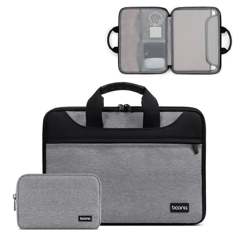 Lisslune | Baona BN-I003 Oxford Fabric Full Opening Portable Waterproof Laptop Bag, Size: 16/17 Inches (Gray+Power Bag)