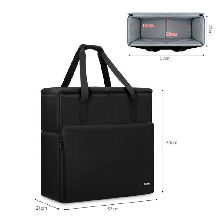 Lisslune | Baona BN-K002 Desktop Computer Host Monitor Keyboard Storage Bag, Size: Single Layer 24 Inch