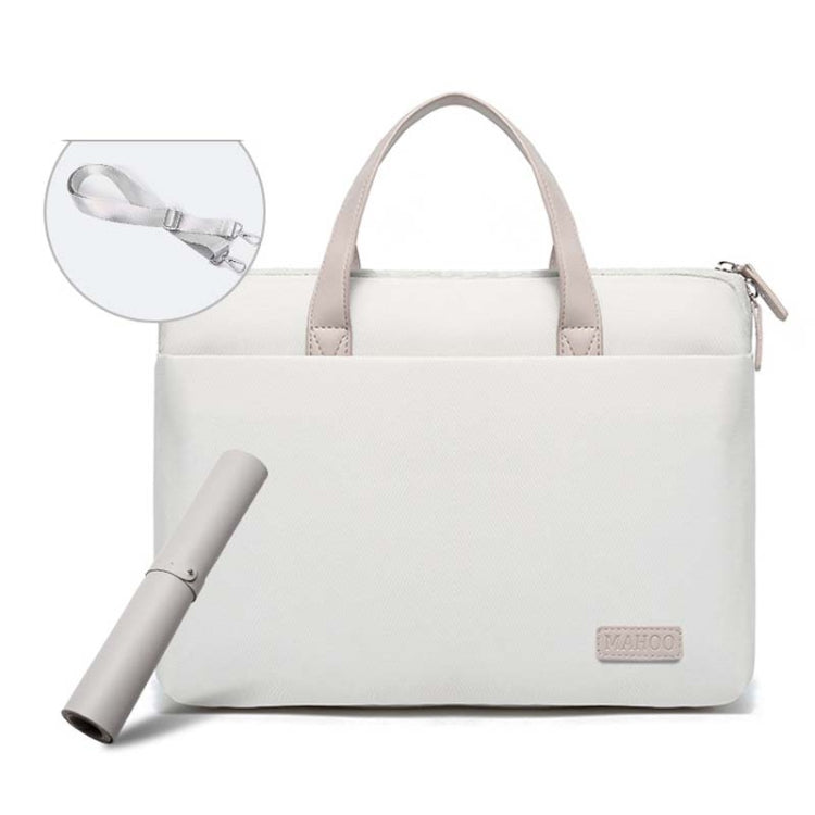 Lisslune | For MacBook 13.3-14 inch MAHOO 10188 Ultra-Thin Handcomputer Bag Messenger Laptop Bag, Color: Gray+Gray Mousepad