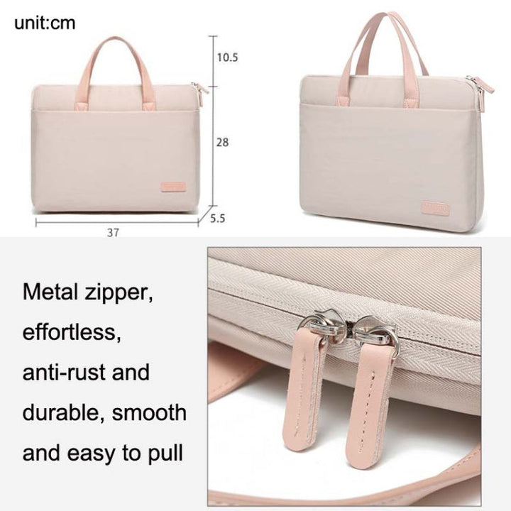 Lisslune | For MacBook 13.3-14 inch MAHOO 10188 Ultra-Thin Handcomputer Bag Messenger Laptop Bag, Color: Gray+Gray Mousepad