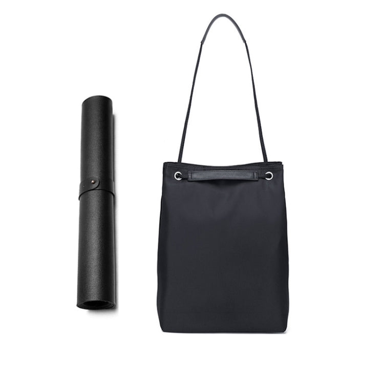 Lisslune | For Apple Macbook shoulder/handheld/messenger computer bag, size: Medium (Black + Black mousepad)