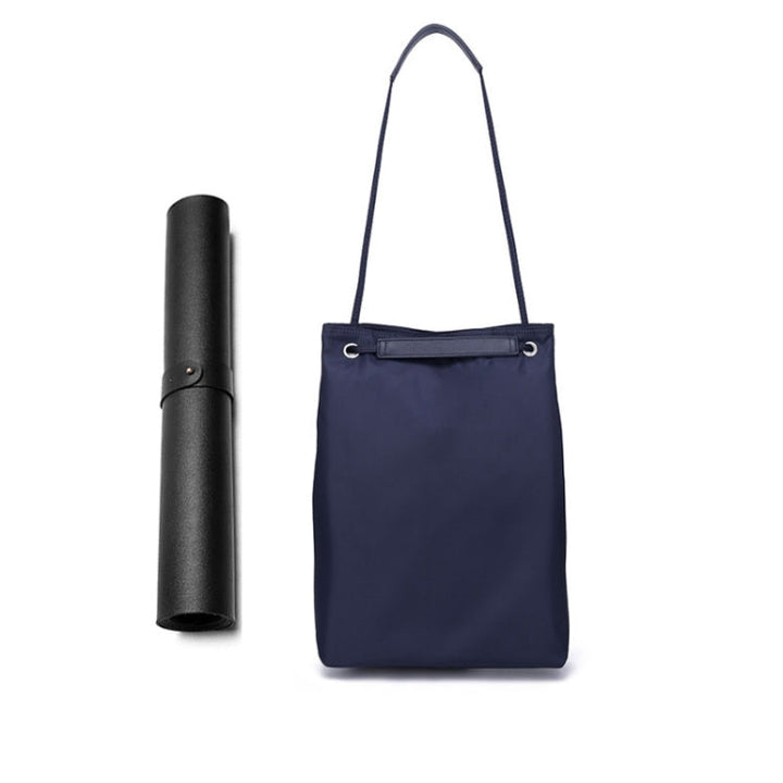 Lisslune | For Apple Macbook Shoulder/Handheld/Messenger Computer Bag, Size: Medium(Navy+Black Mousepad)