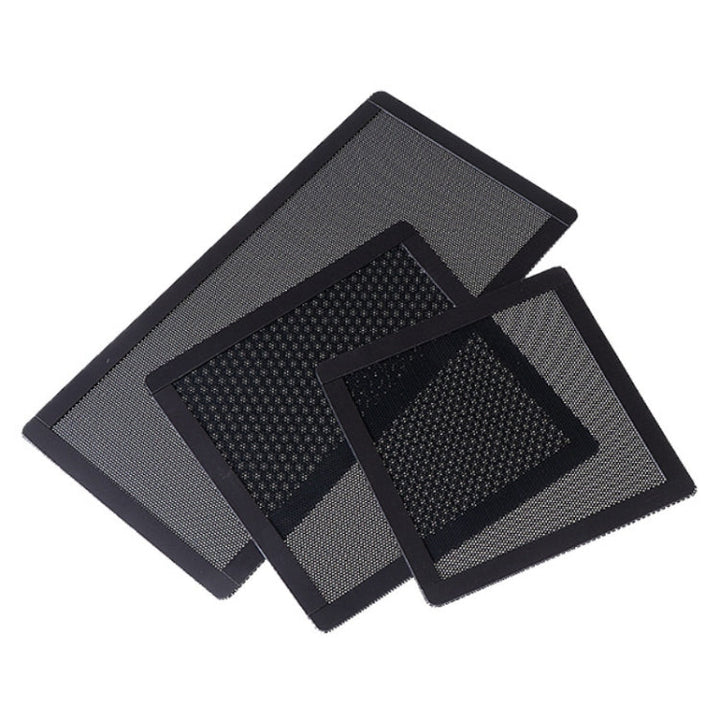 Lisslune | 10 pieces 12x36cm with magnetic suction PVC cooling fan dust net desktop computer industrial fan filter cover