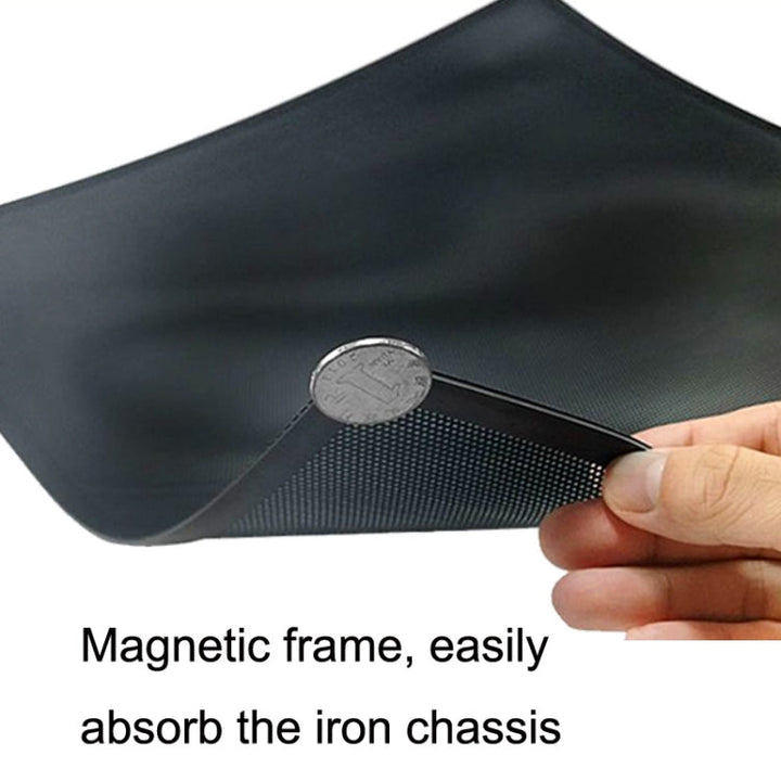 Lisslune | 10 pieces 14x28cm encryption version PVC cooling fan dust net desktop computer industrial fan filter cover