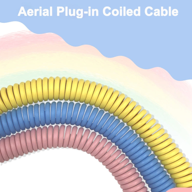 Lisslune | Ajazz AL60 USB to Type-C/USB-C Keyboard Extension Cable Single Hole Connection, Cable Length: 2.3 m (Sky Blue)