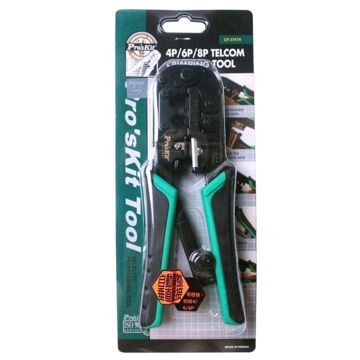 Lisslune | ProsKit CP-376TR 4P/6P/8P Three-use network crimping pliers