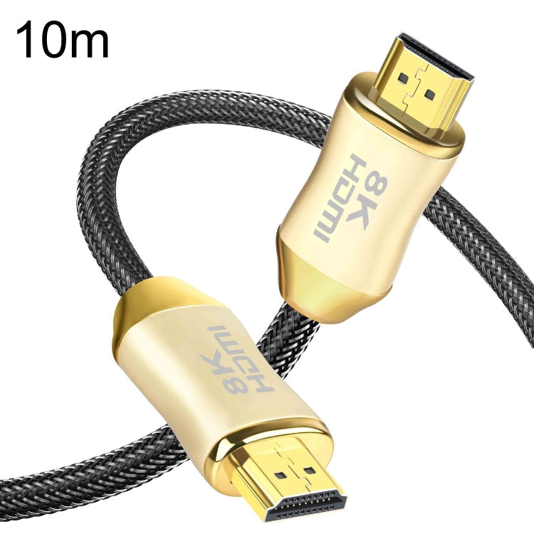 Lisslune | CO-HD801 10m HDMI 2.1 Version 8K 60Hz For PS4 Cable Projector Notebook Set-Top Box Cable (Gold)