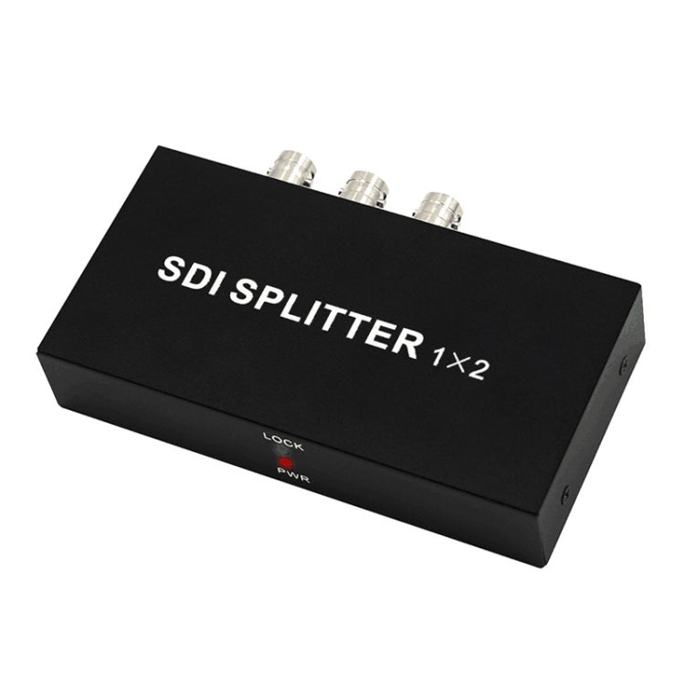 Lisslune | 1 In 2 Out SD-SDI / HD-SDI / 3G-SDI Distribution Amplifier Video SDI Splitter (EU Plug)