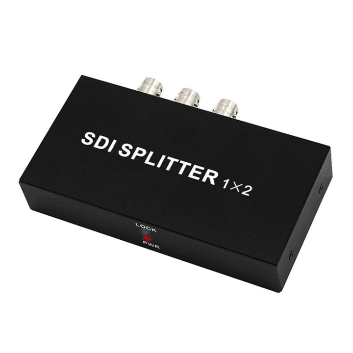 Lisslune | 1 In 2 Out SD-SDI / HD-SDI / 3G-SDI Distribution Amplifier Video SDI Splitter (UK Plug)