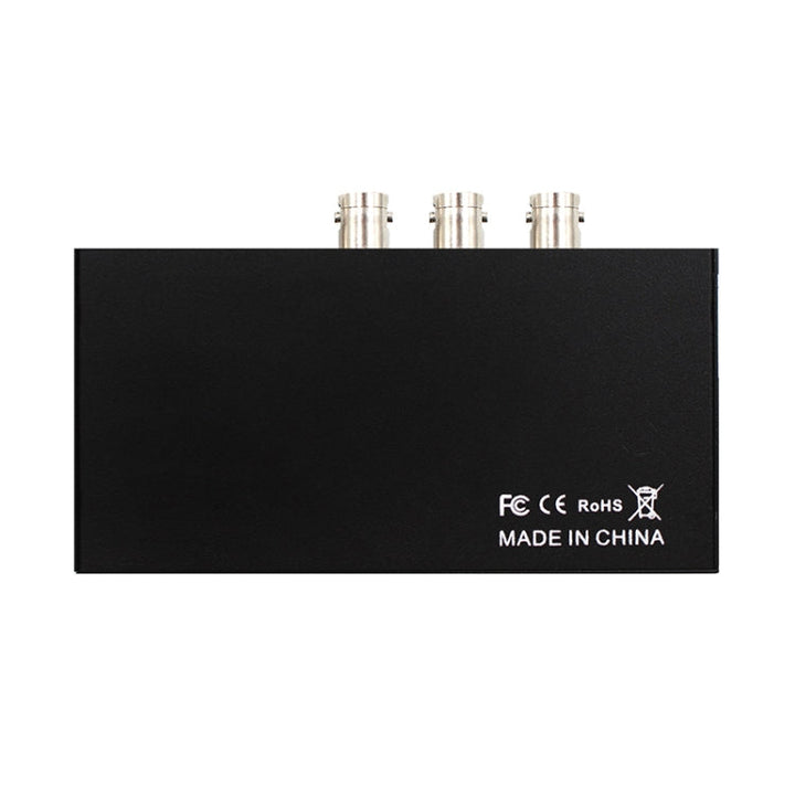 Lisslune | 1 In 2 Out SD-SDI / HD-SDI / 3G-SDI Distribution Amplifier Video SDI Splitter (UK Plug)