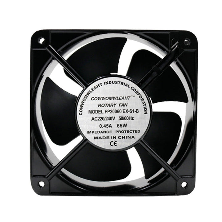 Lisslune | FP20060 220V 20cm Chassis Cabinet Metal Housing Quiet Cooling Fan