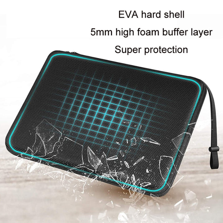 Lisslune | Hard-shell computer bag Anti-fall Anti-pressure sleeve bag, Size: 13-13.3 inches (Starry Sky)