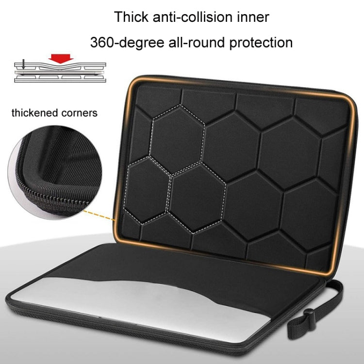 Lisslune | Hard-shell computer bag Anti-fall Anti-pressure sleeve bag, Size: 13-13.3 inches (Starry Sky)