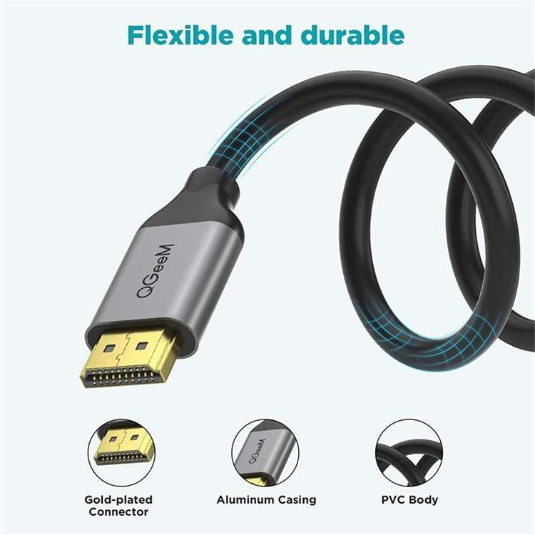 Lisslune | QGeeM QG-AV17 HDMI to HDMI connection cable support 8K & 60Hz 4.5m length