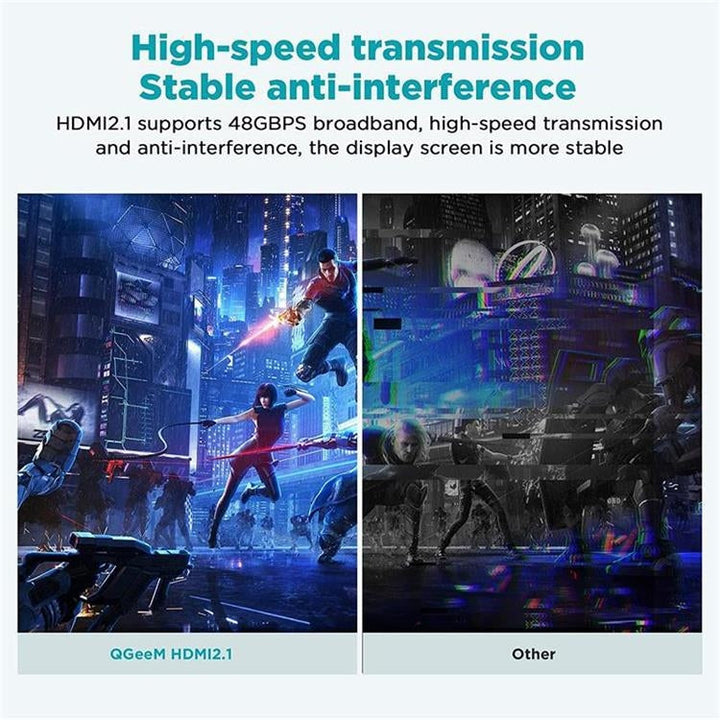 Lisslune | QGeeM QG-AV17 HDMI to HDMI connection cable support 8K & 60Hz 4.5m length