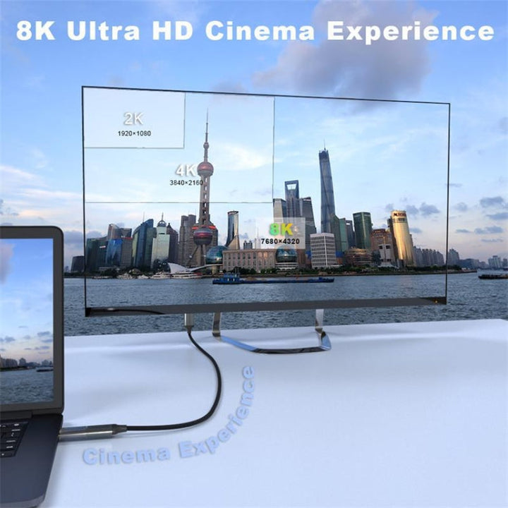 Lisslune | QGeeM QG-AV17 HDMI to HDMI connection cable support 8K & 60Hz 4.5m length