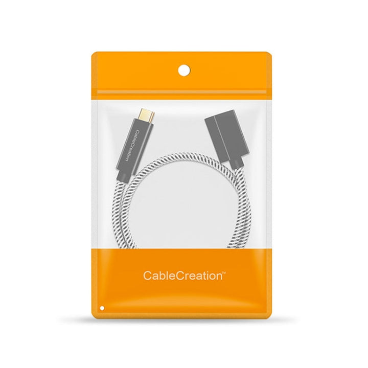 Lisslune | CC0316 0.3m Type-C / USB-C Male to Female Extension Cable Computer Phone Charging Cable (Black)