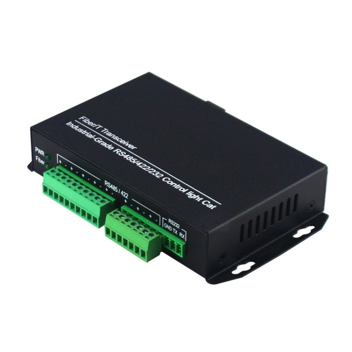 Lisslune | 1pair YH-VD48508 SC 8-way bidirectional data network optical transceiver fiber optic transceiver (Black)