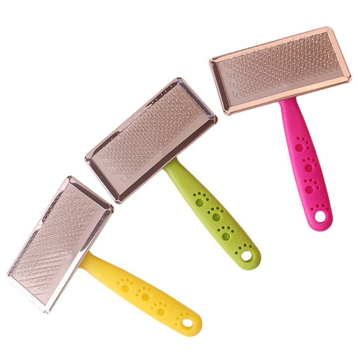 BG-W1347 Pet Hair Removal Massage Comb Dog Cleaning Tools, Random Color Selection, Spec: M