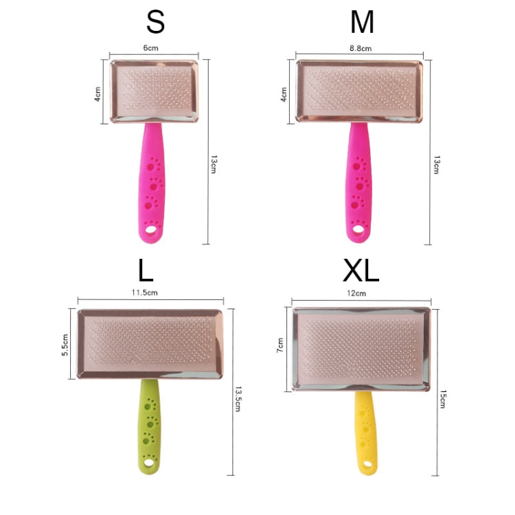 BG-W1347 Pet Hair Brush Massage Comb Dog Cleaner Tools, Random Color Delivery, Spec: S