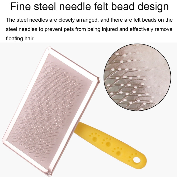 BG-W1347 Pet Hair Removal Massage Comb Dog Cleaning Tools, Delivery in Random Color, Specification: L