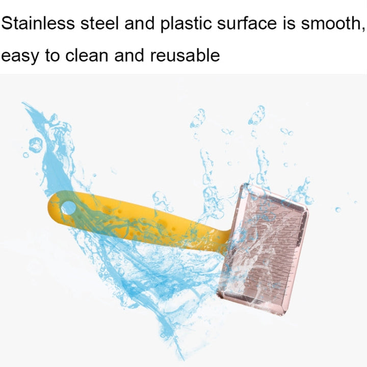 BG-W1347 Pet Hair Removal Massage Comb Dog Cleaning Tools, Random Color Selection, Spec: M