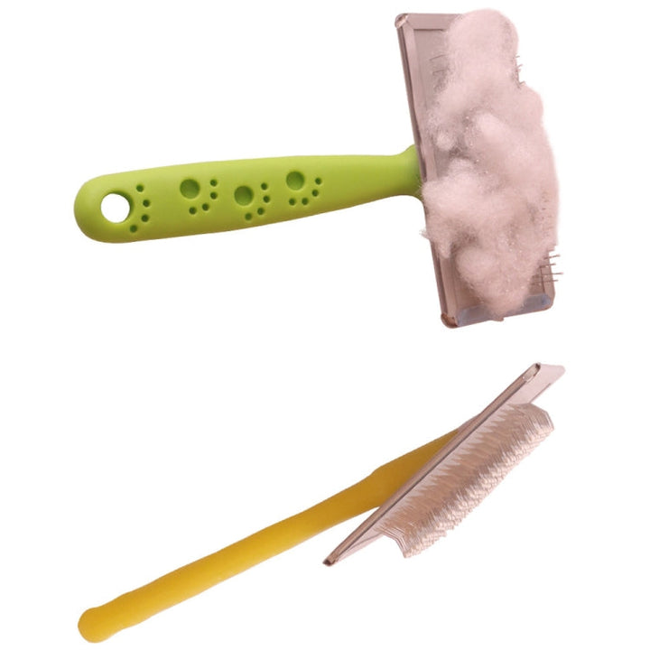 BG-W1347 Pet Hair Removal Massage Comb Dog Cleaning Tools, Random Color Selection, Spec: M