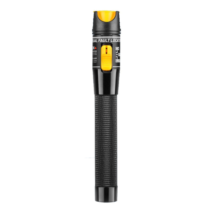 Lisslune | 1-60 km Fiber Optic Red Light Pen 5/10/15/20/30/50/60MW Red Light Source Light Pen, Specification: 50mW Yellow