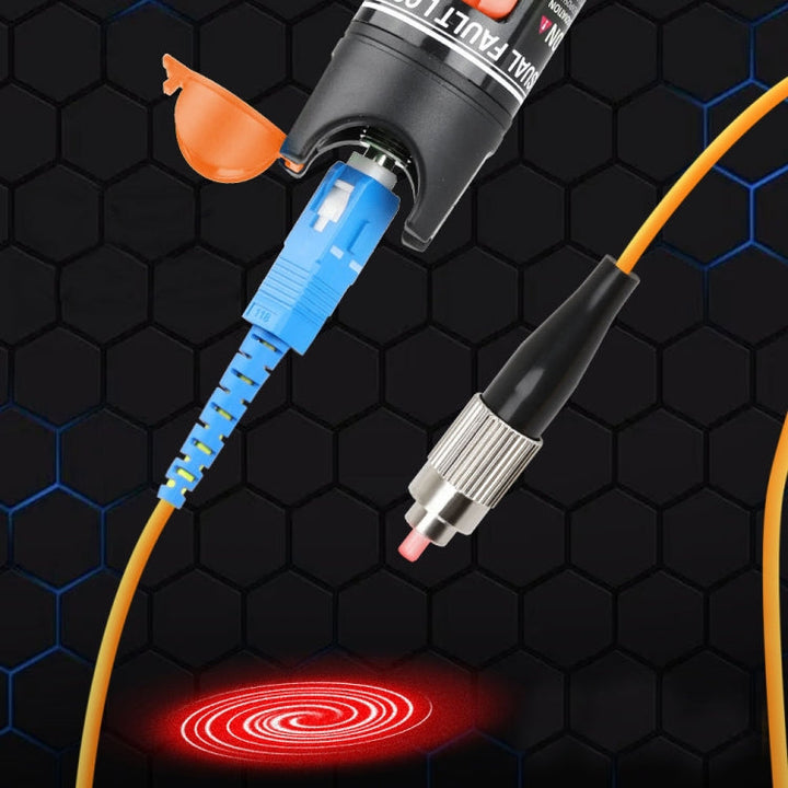 Lisslune | 1-60 km optical fiber red light pen 5/10/15/20/30/50/60MW red light source pen, specification: 50mW red