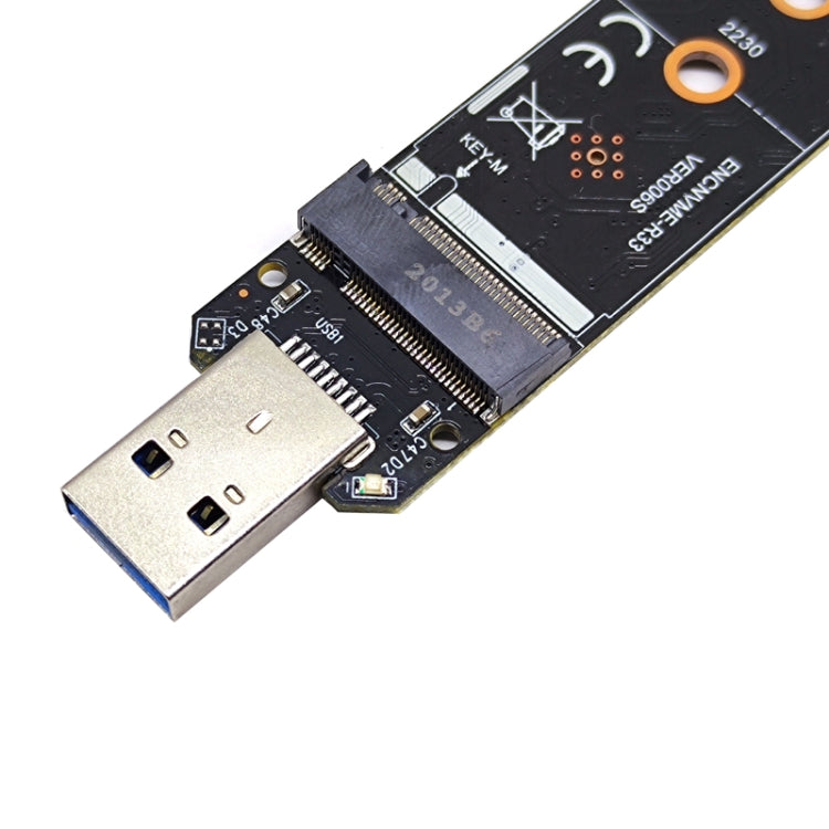 Lisslune | ENCNVME-R33 USB 3.2 Gen 2 10Gbps to NVMe M.2 SSD Adapter RTL9210 Chips for M Key M2 NVMe