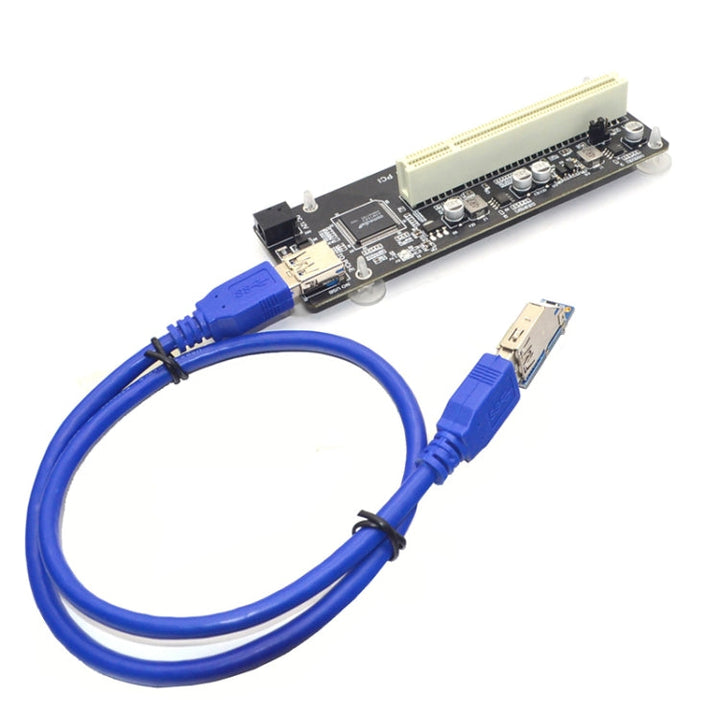 Lisslune | PCI-E 1X to Single PCI Riser Card Expansion Adapter Additional Card for PC Computer